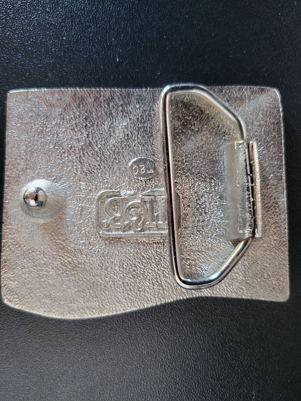 Men's Silver Belt Buckle - Unbranded